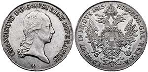1815. Austria. Francisco I. A (Viena). 1 ... 