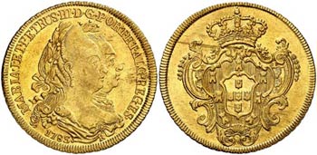 1783. Brasil. María I y Pedro III. R ... 