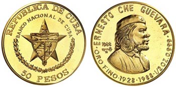 1988. Cuba. 50 pesos. (Fr. 18) (Kr. 209). ... 