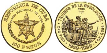 1988. Cuba. 100 pesos. (Fr. 41) (Kr. 204). ... 