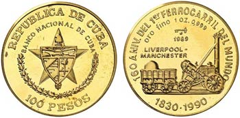 1989. Cuba. 100 pesos. (Fr. 27) (Kr. 316). ... 