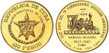 1989. Cuba. 100 pesos. (Fr. 29) (Kr. 317). ... 
