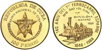 1989. Cuba. 100 pesos. (Fr. 31) (Kr. 318). ... 