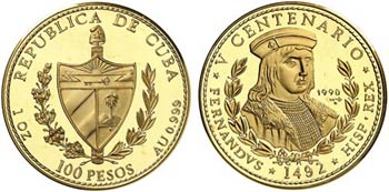 1990. Cuba. 100 pesos. (Fr. 47) (Kr. 303). ... 