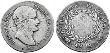 AN 12 (1803-04). Francia. Napoleón I. M ... 