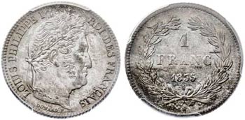 1835. Francia. Luis Felipe I. W (Lille). 1 ... 