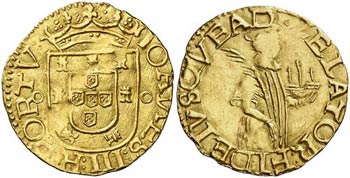 Portugal. Juan III (1521-1557). Porto. 1/2 ... 