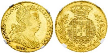 1820. Portugal. Juan VI. Lisboa. 4 escudos ... 