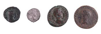 Lote formado por 1 denario de Septimio ... 