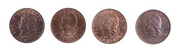 1890-91-92 y 93. Argentina. 2 centavos. (Kr. ... 