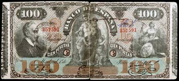 1876. 100 pesetas. (Ed. B53f) (Ed. 269F). 1 ... 