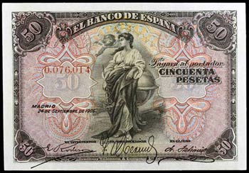 1906. 50 pesetas. (Ed. B99) (Ed. 315). 24 de ... 