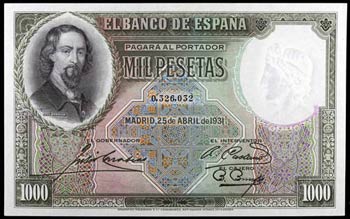 1931. 1000 pesetas. (Ed. C13) (Ed. 362). 25 ... 