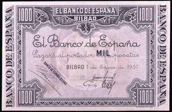 1937. Bilbao. 1000 pesetas. (Ed. NE27e). 1 ... 
