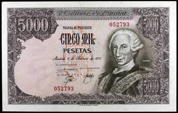 19761976. 5000 pesetas. (Ed. E1) (Ed. 475). ... 