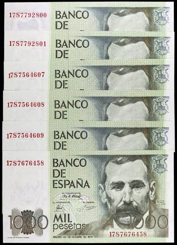 1979. 1000 pesetas. (Ed. E3a) (Ed. 477c). 23 ... 
