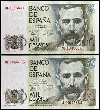 1979. 1000 pesetas. (Ed. E3b var) (Ed. ... 