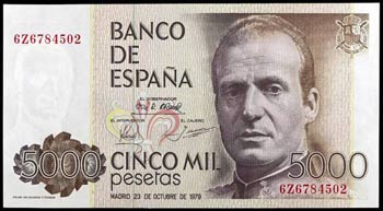 1979. 5000 pesetas. (Ed. E4a) (Ed. 478a). 23 ... 