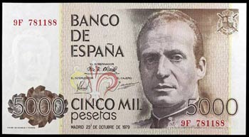 1979. 5000 pesetas. (Ed. E4b var) (Ed. ... 