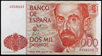 1980. 2000 pesetas. (Ed. E5) (Ed. 479). 22 ... 