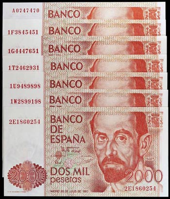 1980. 2000 pesetas. (Ed. E5a) (Ed. 479a). 22 ... 