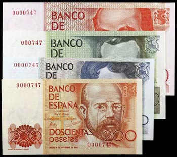 1979 y 1980. 200, 500, 1000 y 2000 pesetas. ... 