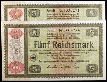 1933. Alemania. Fondo de Conversión para ... 