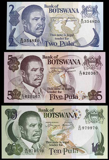 s/d (1982 y 1992). Botswana. Banco de ... 
