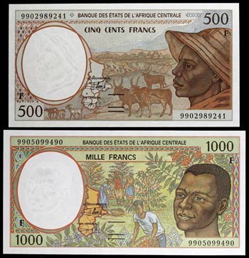 1999. República Centroafricana. Banco de ... 