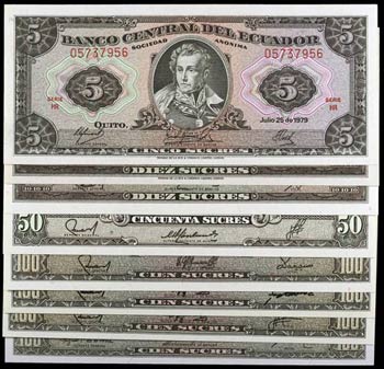 1979 a 1994. Ecuador. Banco Central. 5, 10 ... 