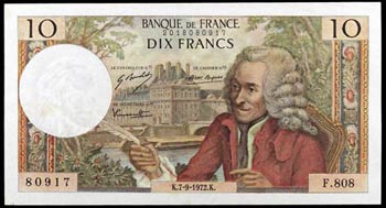 1972. Francia. Banco de Francia. 10 francos. ... 