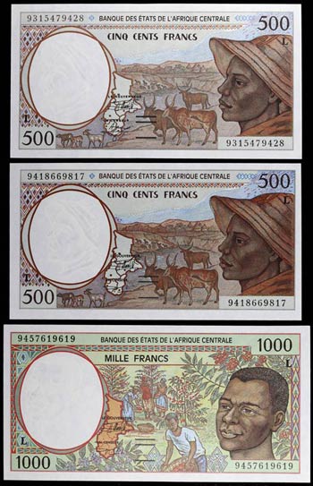 1993 y 1994. Gabón. Banco de los Estados ... 