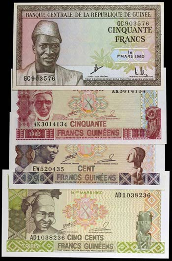 1960 a 1998. Guinea. Banco Central. 50 ... 
