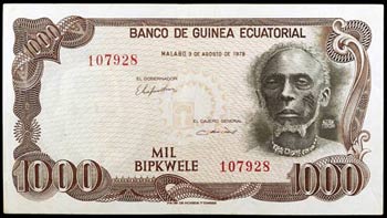 1979. Guinea Ecuatorial. Banco de Guinea ... 