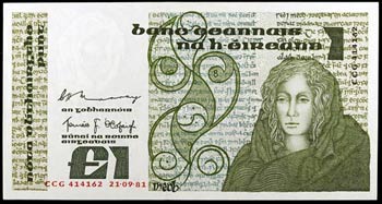 1981. Irlanda. Banco Central. 1 libra. (Pick ... 