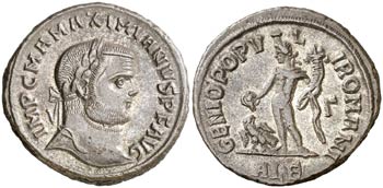 (296-297 d.C.). Maximiano, Hércules. ... 