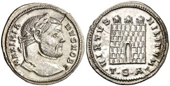 (302 d.C.). Galerio Maximiano. Tesalónica. ... 