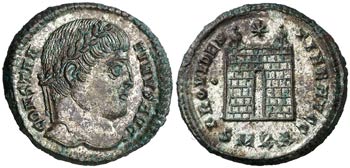 (327-328 d.C.). Constantino I. Cyzicus. AE ... 