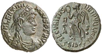 (367-375 d.C.). Valentiniano I. Siscia. AE ... 