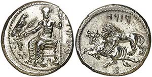 Mazaios (361-334 a.C.). Cilicia Tarsos. ... 