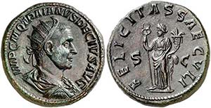 (250 d.C.). Trajano Decio. Doble sestercio. ... 