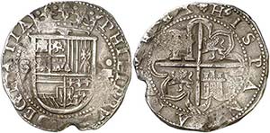 s/d. Felipe II. Sevilla. P. 8 reales. (AC. ... 