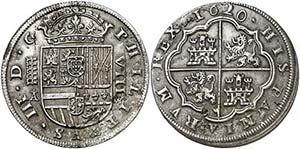 1620. Felipe III. Segovia. A. 8 reales. (AC. ... 