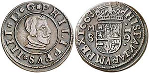 1663. Felipe IV. M (Madrid). S. 16 ... 
