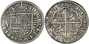 1628. Felipe IV. Segovia. P. 4 reales. (AC. ... 
