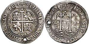 1659. Felipe IV. Potosí. E. 8 reales. (AC. ... 