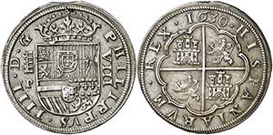 1630. Felipe IV. Segovia. P. 8 reales. (AC. ... 