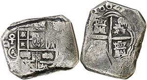 1662. Felipe IV. Toledo. CA. 8 reales. (AC. ... 