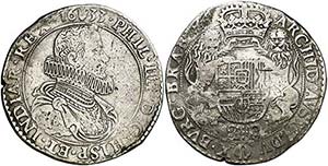 1633. Felipe IV. Amberes. 1 ducatón. (Vti. ... 