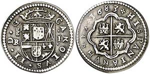 1683. Carlos II. Segovia. BR. 1 real. (AC. ... 